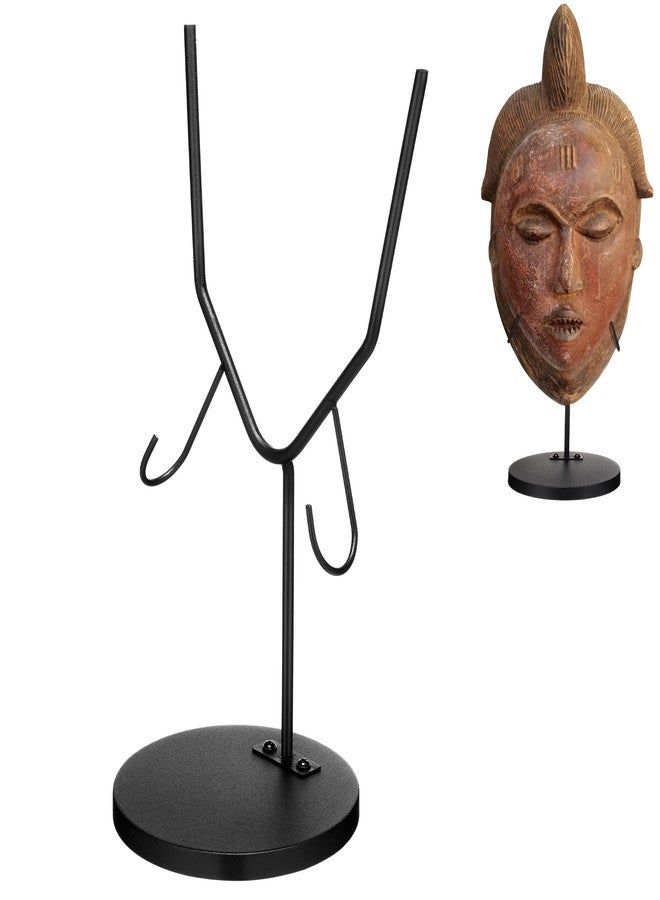 Otoolling U Style Adjustable Metal Display Stand for Masks, Sculptures and Artifacts 12 Inch Height with Detachable Base for Egyptian, Roman, Greek, Pre Columbian Collectibles - Image 1